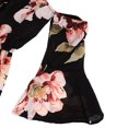thumbnail image 3 of De Trompeta Mujeres Sin Respaldo Estampados Florales Pantalones Cortos Siameses Cómodos SG Colco Pantalones cortos siameses, 3 of 8