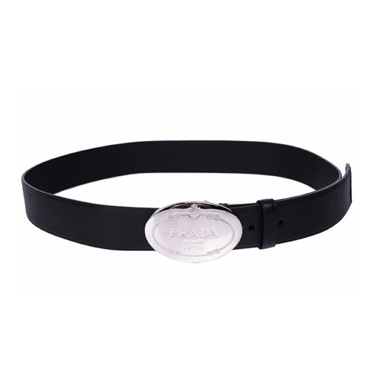 PRADA ブラック ベルト prada-black-saffiano-leather-