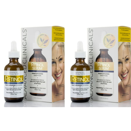 Advanced Clinicals Professional Strength Retinol Serum. Anti-aging, Wrinkle Reducing (Two - (Best Retinol For Wrinkles)