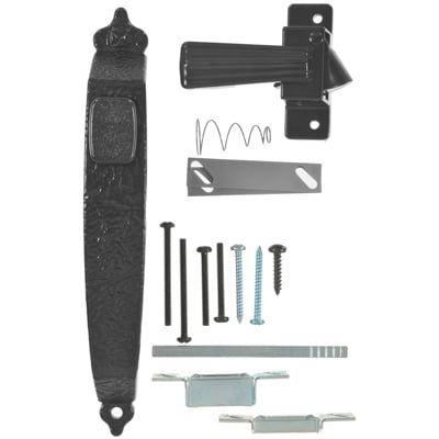Wright ProductsVC333BL COLONIAL TIE-DOWN PUSH BUTTON Handle, BLACK