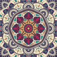 thumbnail image 2 of Mandala Funda Nórdica, Boho Bohemio Microfibra Full Queen Twin Único Vibrante, 2 of 3