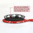thumbnail image 5 of Red Christmas Snowman Pattern Hair Brush,Girls Detangling Hair Brush,Glide Through Tangles with Ease for Wet & Dry Hair,8.8"X2.8", 5 of 7