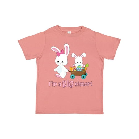 

Inktastic I m a Big Sister! Gift Toddler Toddler Girl T-Shirt