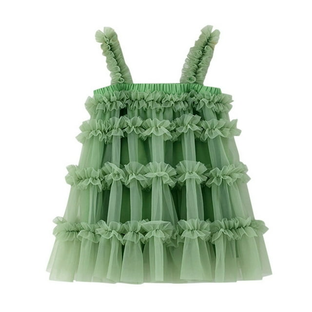 IULZEBTY Robes pour Filles Tout-Petits Bébé Robe Nuisette Suspend Dentelle Fée Mignonne Robes Soirée Princesse Taille 18 M-24 m