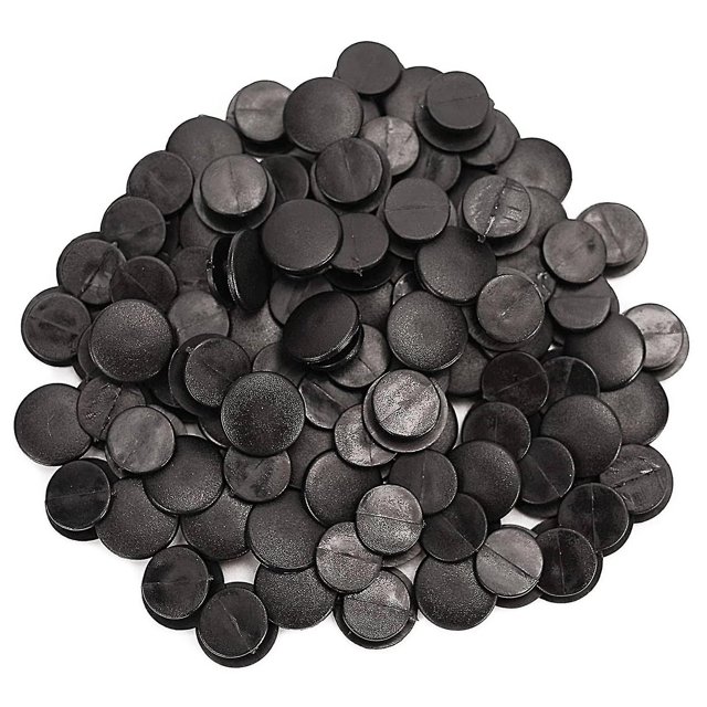 500 Uds. Botones negros de 16mm, compatibles con paneles traseros, decoraciones de zapatos para niños