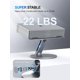 thumbnail image 4 of Soporte ajustable para coutadora portátil para coutadora, elevador ergonómico giratorio de 360° con rejillas de refrigeración de aluminio y construcción ristente para MacBook Pro/Air, 4 of 5