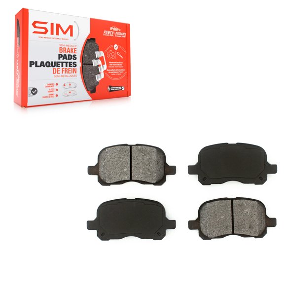 SIM Front Semi-Metallic Disc Brake Pads SIM-741 for Car 1998-2002 Toyota Corolla Chevrolet Prizm