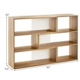thumbnail image 3 of Costway 6-Open Shelf Bookshelf Storage Display Stand Corner Bookcase Home Office, 3 of 10