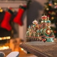 thumbnail image 5 of CoreLiving Royal Steam Train 2D Acrylic Flat Standing Ornament for Christmas Tabletop Decor, Festive Choo Choo Holiday Display for Shelf or Desk, 1 Pack, 5 of 9