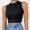Black, variant on OKBOP Mustard Yellow Tops for Women,Sleeveless Solid Color Vest Sexy T-Shirt Fashion Women'S Tops,Tees & Blouses White Dress Shirt
