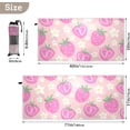 thumbnail image 4 of GZHJMY 30x60In Absorbent Quick Drying Beach Towel, Delicate and Easy to Wipe, for Beach Swimming Pools, Bathrooms, Travel and Sports with Mesh Storage Bag-Cute Strawberry, 4 of 7