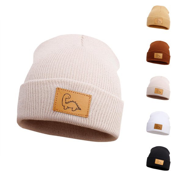 Kids Knit Beanie Soft Fashion Knit Soft Cozy Warm Winter Hat for Toddler Boys Girls School Travel and Daily Winter Wear Kids Cold Weather Accessories