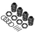 thumbnail image 4 of RC Car Wheel Extension Adapter,4pcs Aluminum Alloy 17mm Hex 23mm Wheel Extension Adapter for 1/8 RC Car Model, 4 of 8