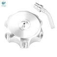thumbnail image 2 of Deago Fuel Gas Cap Cover Air Vent Tube Breather Pipe DirtBike Off Road ATV Motorcycle (Silver), 2 of 9