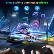 BIGASUO 15.6'' 1080P FHD Travel Mini Screen, Ultra-Slim HDMI HDR IPS Gaming Monitor for Laptop, PC, Xbox, PS4/5