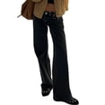 thumbnail image 2 of Y2k Studded Jeans for Women Vintage Star Low Rise Straight Leg Baggy Denim Pants, 2 of 9