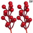 thumbnail image 3 of Coofit Christmas Berry 12-head Glitter Artificial Small Berry Pick Xmas Tree Decor, 3 of 10