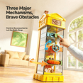 Bll Drop Manual Marble Drop Tower Toy, Interactive Ball Drop & Marble Run Tower ...