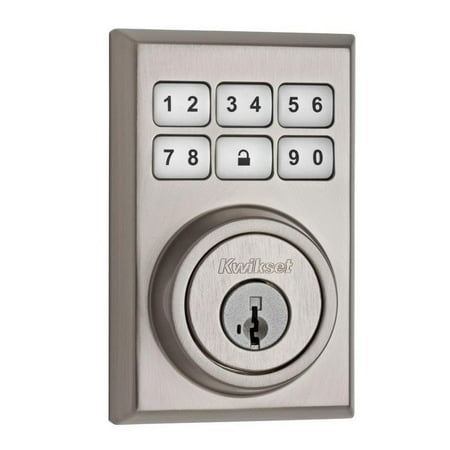 Smartcode Satin Nickel Electronic Deadbolt Featuring Smartkey Smartcode Satin Nickel Electronic Deadbolt Featuring Smartkey