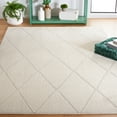 thumbnail image 2 of SAFAVIEH Revive Lorrin Diamond Polyester Area Rug, Ivory, 8' x 10', 2 of 8