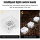 thumbnail image 4 of Luces solares de ladrillo - Luces solares de cubitos de hielo al aire libre impermeables, luces LED de paisaje, luces de pavimentadora, para jardín, patio, camino (paquete de 4) (blanco frío) JAMW Sencillez, 4 of 5