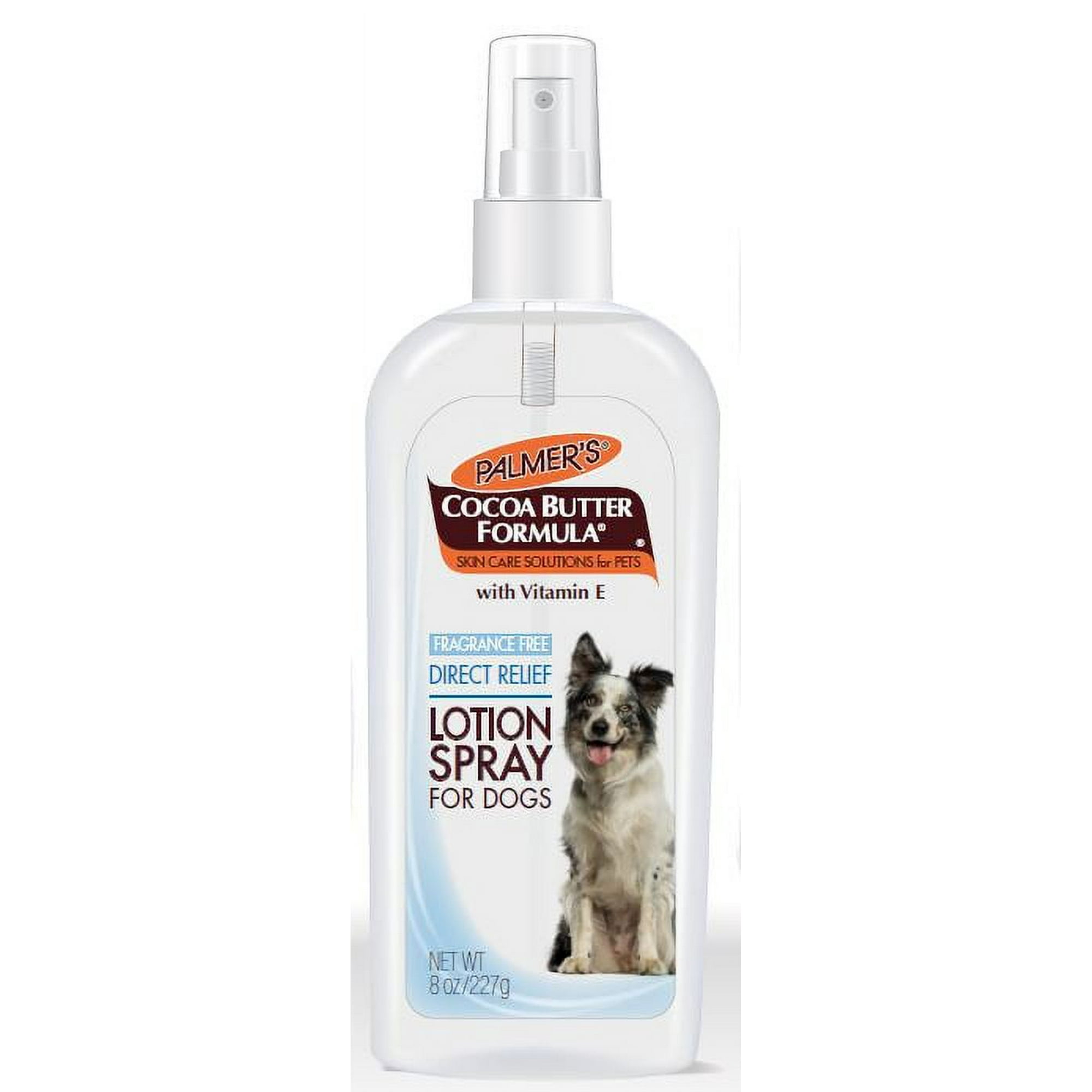 Palmer's For Pets Direct Relief Dog Lotion Spray for Dryness & Itchy Skin with Cocoa Butter 8 oz