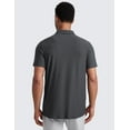 thumbnail image 2 of CRZ YOGA Cloudweight Mens Short Sleeve Polo Shirts Moisture Wicking Casual Button T-Shirts, 2 of 5