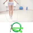 thumbnail image 3 of becaristey Speed Skipping Wire Rope Indoor Outdoor Jumping Rope Weight Loss Exercise Home Gym Workout Tool, Light Green, 3 of 9