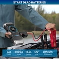 thumbnail image 3 of AVAPOW 6000A Jump Starter with Air Compressor, 150 PSI Tire Inflator, Car Battery Booster for All Gas and up to 12.0L Diesel Engines, 3 of 10