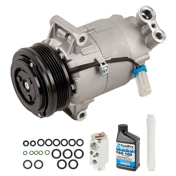 For Saturn Astra 2009 AC Compressor w/ A/C Repair Kit - BuyAutoParts