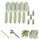 thumbnail image 3 of 15 hojas artificiales de plantas, hojas falsas de vegetación, hojas de palmera tropical, 3 of 5