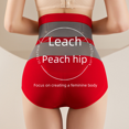 thumbnail image 4 of Pantalones abdominales de cintura alta sin costuras cálidos Pantalones abdominales posparto Pantalones de levantamiento de cadera abdominal con forma de triángulo mejorado para mujeres, 4 of 5