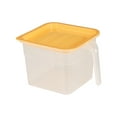 thumbnail image 2 of Contenedor De Almacenamiento Para Refrigerador, Organizador De Alimentos De Plástico Con Tapa, Contenedores Apilables Transparentes De 10,5 X 10,5 X 13,5 Cm Para Frutas Y Verduras, Hermético, 2 of 7