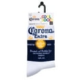 thumbnail image 5 of Cool Socks, Women's Funny Designer Novelty Socks, Corona Extra Crew, Adult, 5 of 6