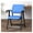 Blue, variant on Folding Guest Reception Arm Chair Ergonomic Mesh Back Waiting Room Chairs with Lumbar Support,Metal Frame Conference Chair Guest Chair Stacking Chairs for Office