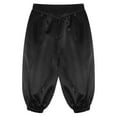 thumbnail image 4 of Yhong Childrens Medieval Capri Pants Solid Color Trousers Stage Performance Outfits Black 12, 4 of 5