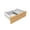Bamboo, variant on Desky Minimal Under Desk Drawer - White Laminate / White