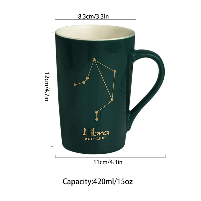 Microwavable Coffee Mug with Lid, Ceramic To Go Coffee Cup