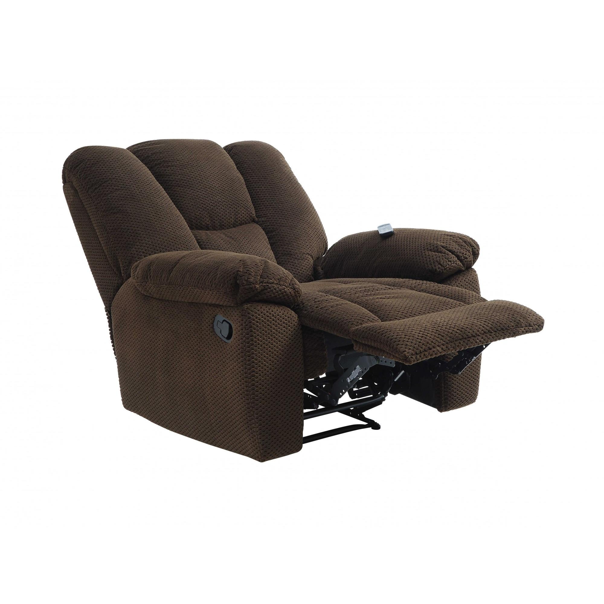 Serta Big Tall Memory Foam Massage Recliner with USB