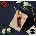 thumbnail image 4 of Inkdotpot Pack Of 50 Real Rose Gold Foil Paper Tags Merry Christmas Favor Hang Tags, 4 of 6