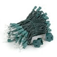 thumbnail image 7 of Novelty Lights Clear 100 Light Incandescent Mini Christmas String Lights, Green Wire, 34 Feet, 7 of 7