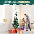 thumbnail image 4 of UBesGoo 7ft Collapsible Christmas Tree, Retractable Design with 300 LEDs & 8 Modes, Pre-Decorated Gold Tree, Gold, 4 of 9