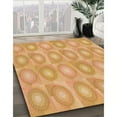 thumbnail image 3 of Ahgly Company Machine Washable Indoor Rectangle Transitional Neon Orange Area Rugs, 3' x 5', 3 of 7