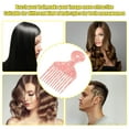 thumbnail image 2 of Unique Bargains Wide Tooth Hair Pick Comb Hair Styling Tool for Men Women Pink 4.8 Inch, 2 of 7