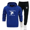 thumbnail image 5 of Chándal para hombre 2024, conjunto de dos piezas, sudaderas con capucha para hombre, chándal de campamento mestizo, traje de jogging para otoño e invierno, conjunto de sudaderas con capucha para hombr, 5 of 5