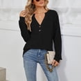 thumbnail image 5 of QASIEATN Sweaters for Graceful Women Fashion, Knit Long Sleeve Casual Pullover Sweater Top, Womens Fall Tops, 5 of 9