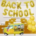 thumbnail image 4 of School Supplies, Homecoming Bachelorette Party Decorations Party Decorations,Back To School Decorations Hanging Gold Party Decorations School Bus Balloon |Welcome Back Banner Ceiling Decorations For, 4 of 8