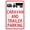Warning Sign 1, variant on Caravan and Trailer Parking Sign, 8"x12" Rust-Free Aluminum, Easy-to-Read Sturdy Outdoor Metal for Home Farm Yard, Combined Parking