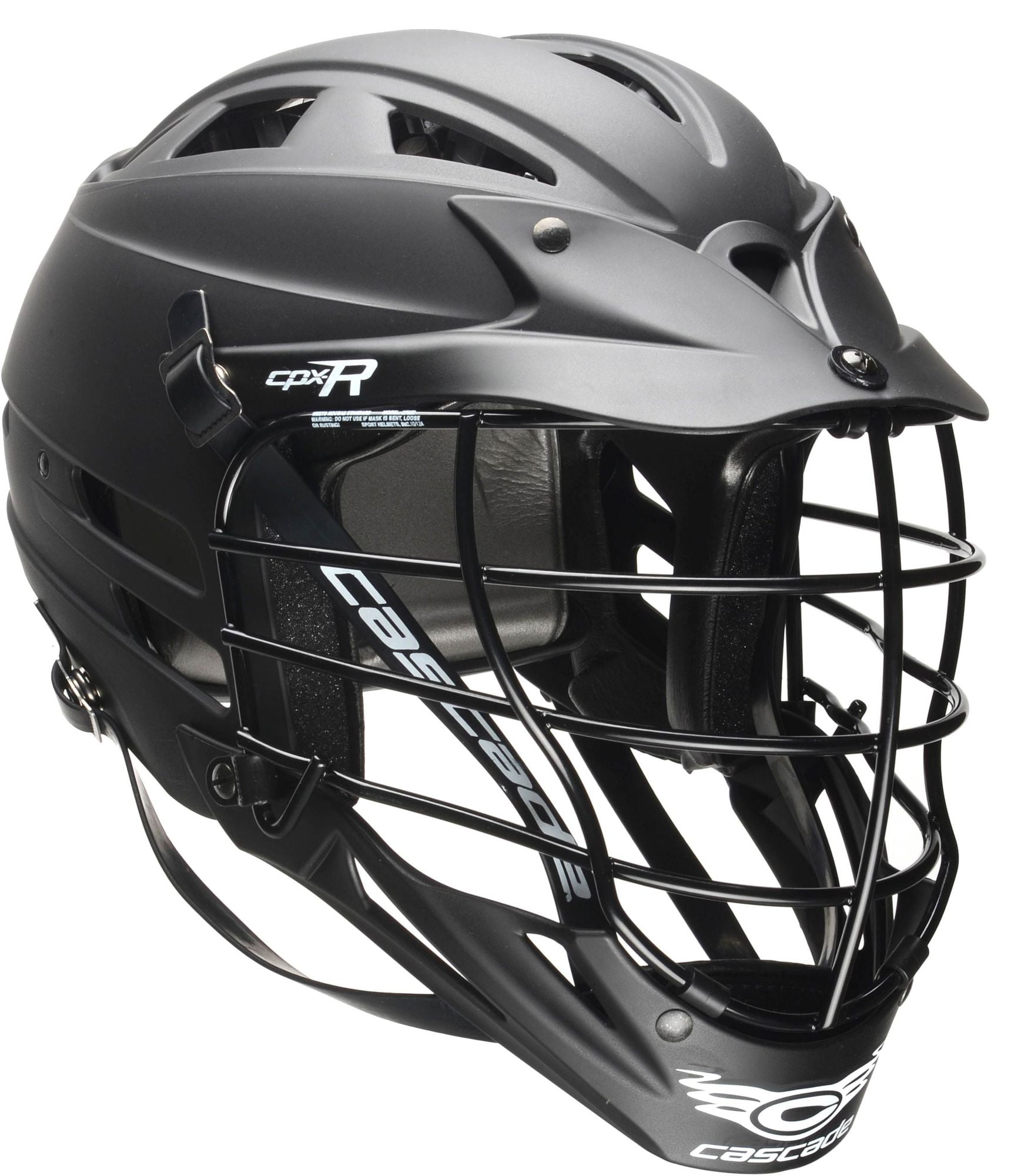 cascade cpxr matte lacrosse helmet w/ black mask
