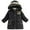Black, variant on Kids Puffer Coat Boys Winter Coats with Pocket Zip up Hooded Coat Warm and Windproof Outwear Windbreaker Ski Jacket for Teen Boys 4 Years